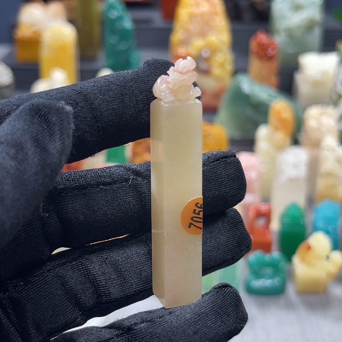 寿山石印石包邮包刻7056