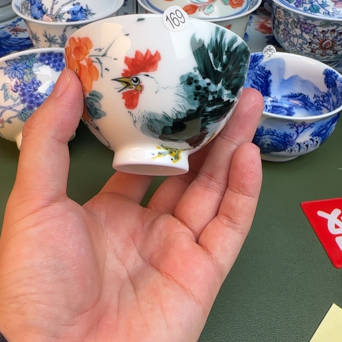 彦祖纯手工手绘茶具169