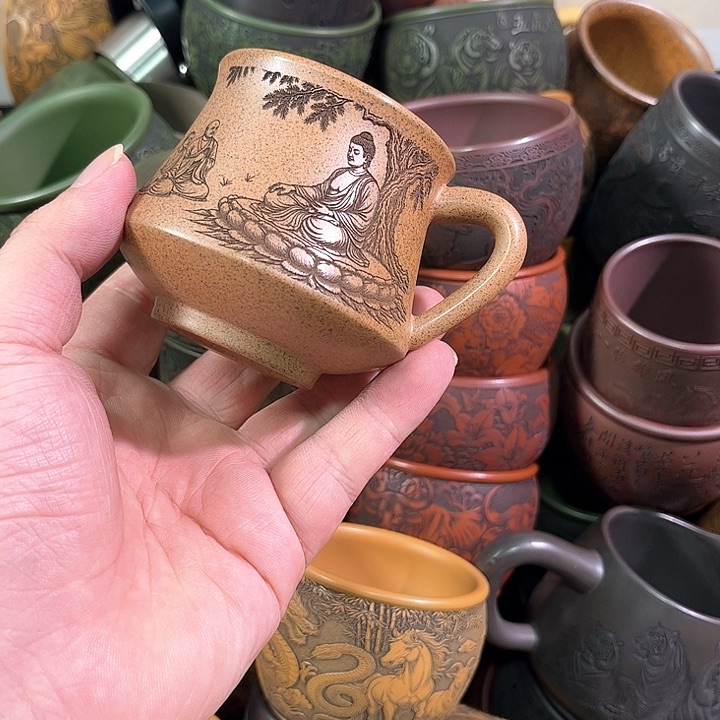 茶杯紫砂全手工紫砂主人杯