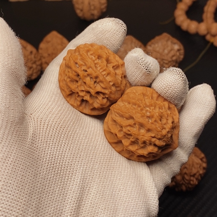 把件文玩核桃清*秦岭金豆