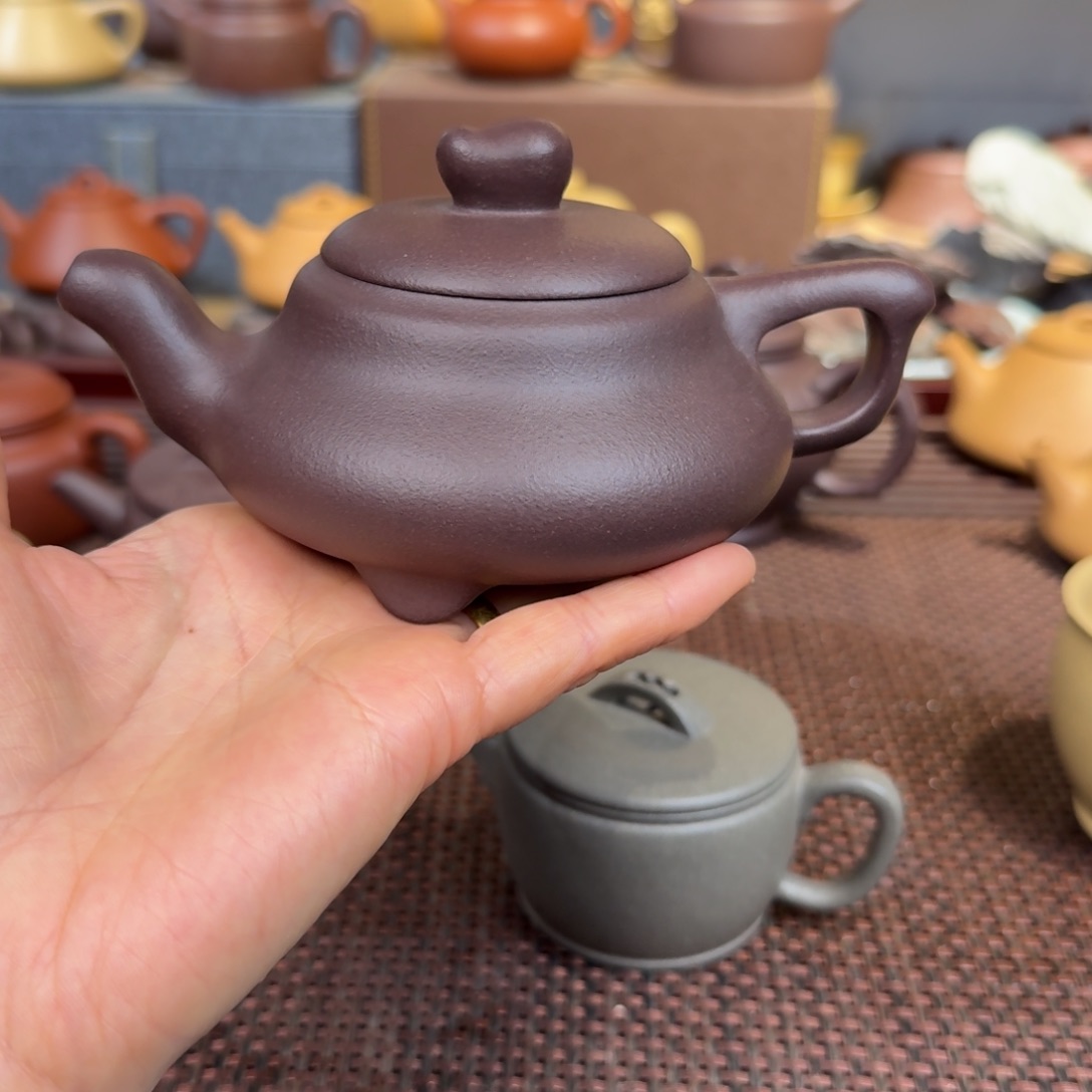 紫泥茶壶天青230毫升左右