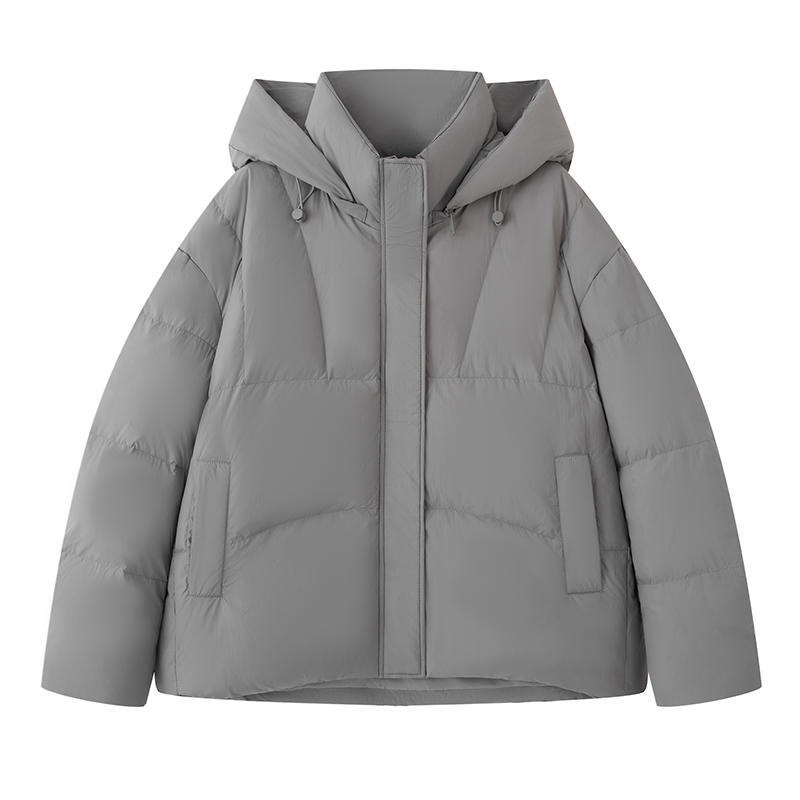 MM商场同款韩版连帽短款休闲风长袖羽绒外套时尚防风冬季秋冬0781