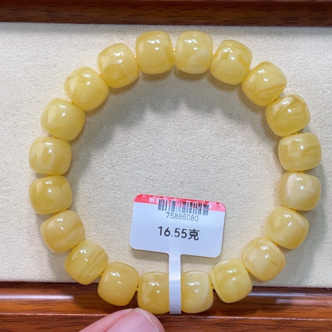 蜜蜡手链未镶嵌蜜蜡