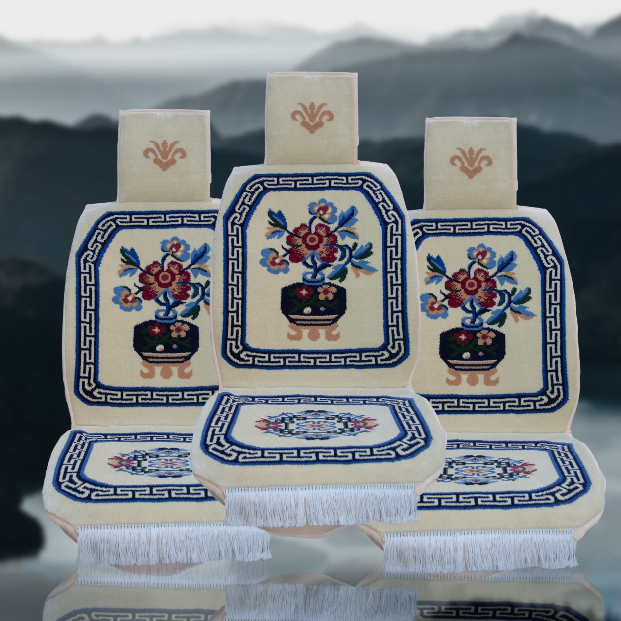 车行界超柔系列加厚加密汽车坐垫