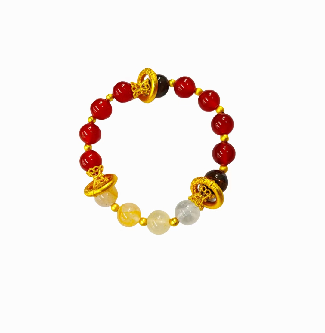 乾坤圈玛瑙手串C01-296赠礼盒（多样性发其一）