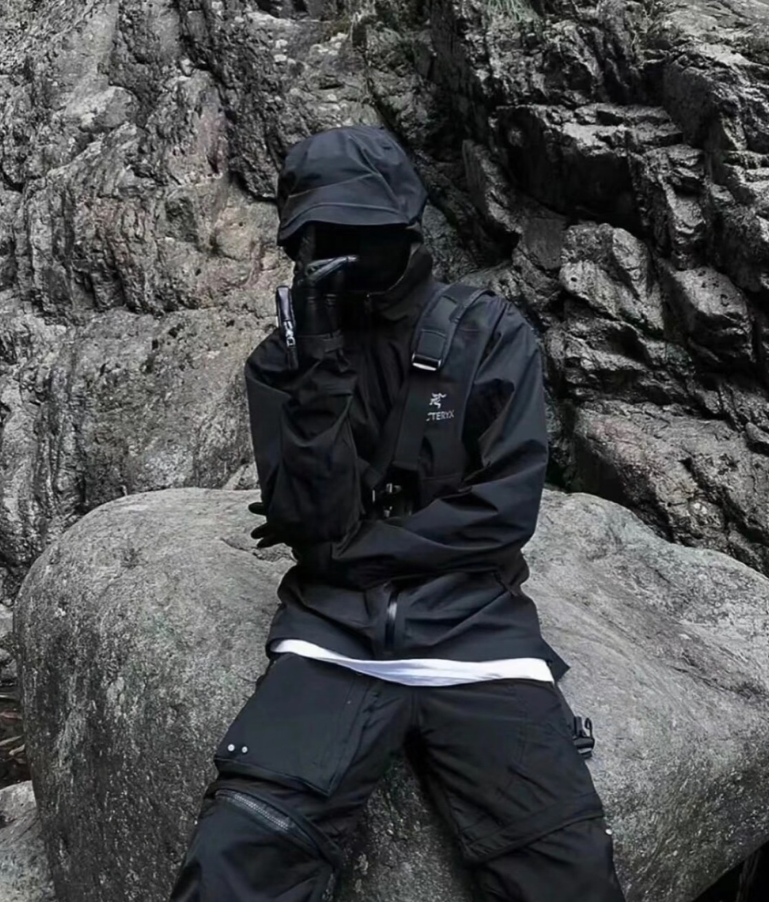 【超然户外】LT冲锋衣+90白鸭绒羽绒内胆三合一