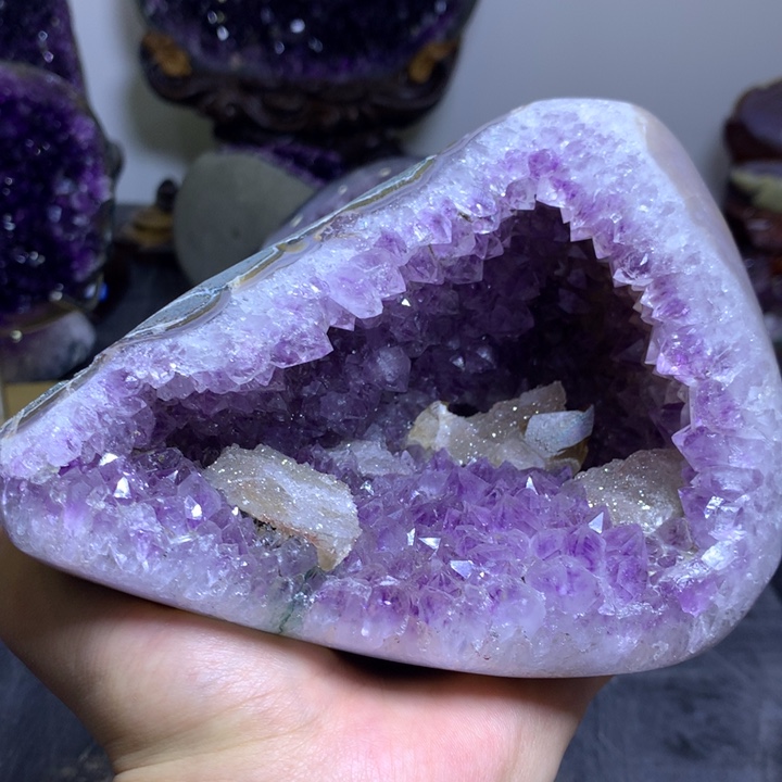 金***津紫晶珠宝半成品未镶嵌紫晶