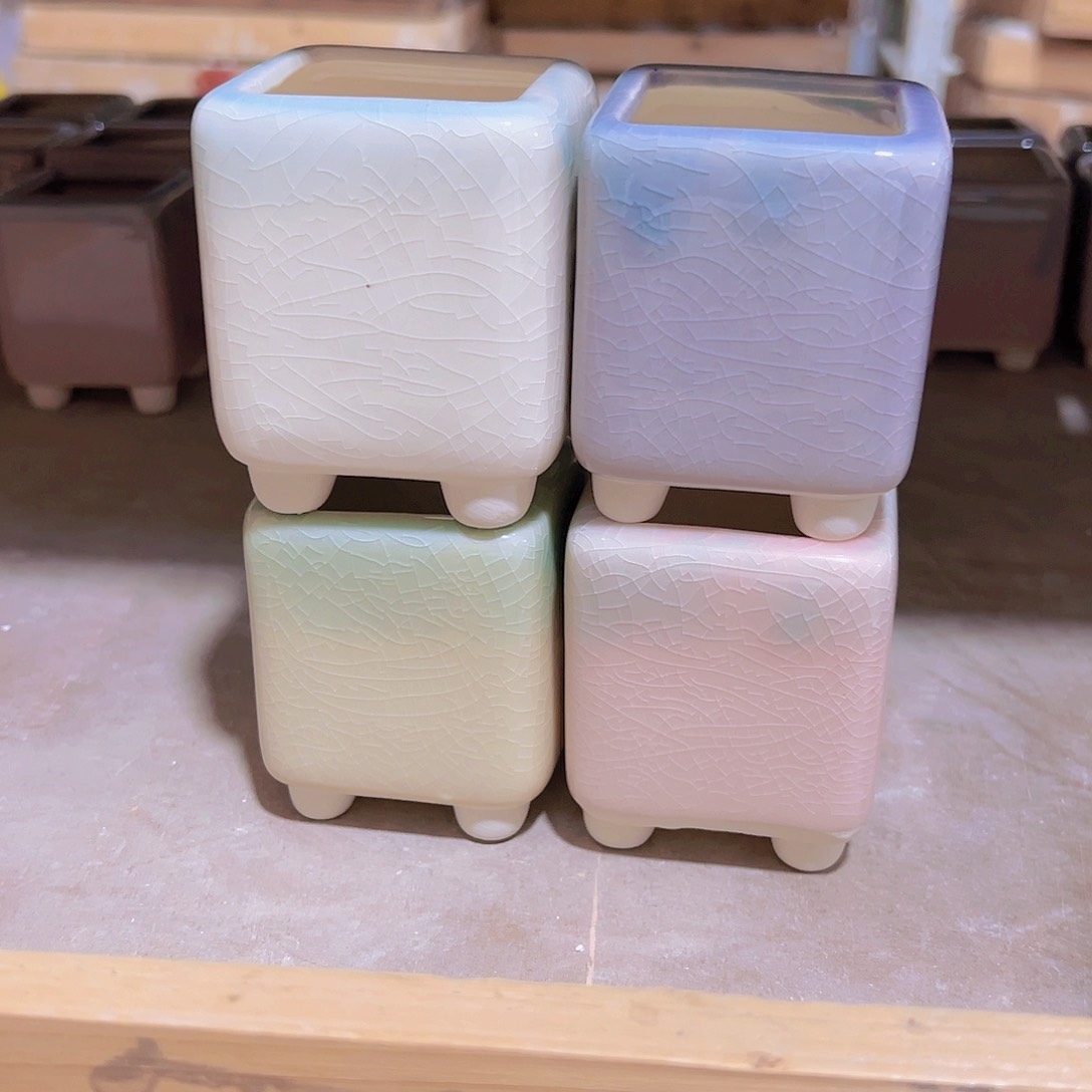 红陶陶瓷花盆当场12包邮