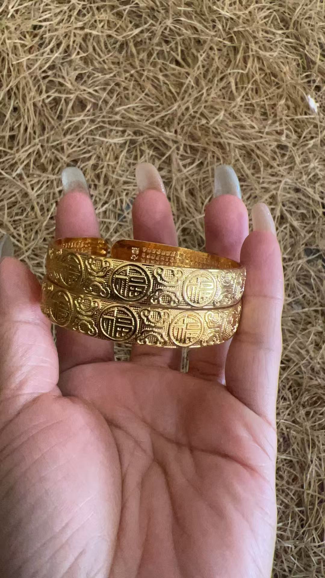 1个居家饰品摆件308 （一对)精美摆件现代仿古复古工艺品