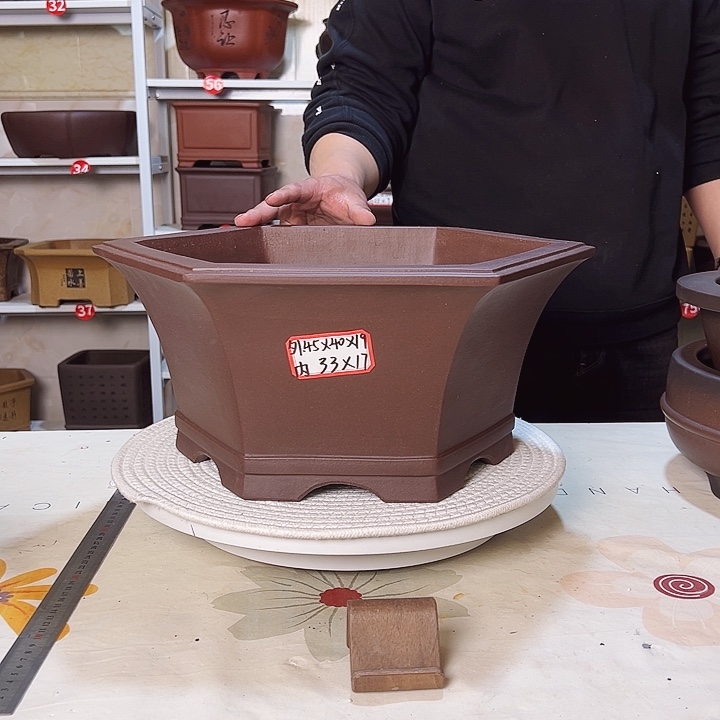 紫砂花盆紫砂花盆