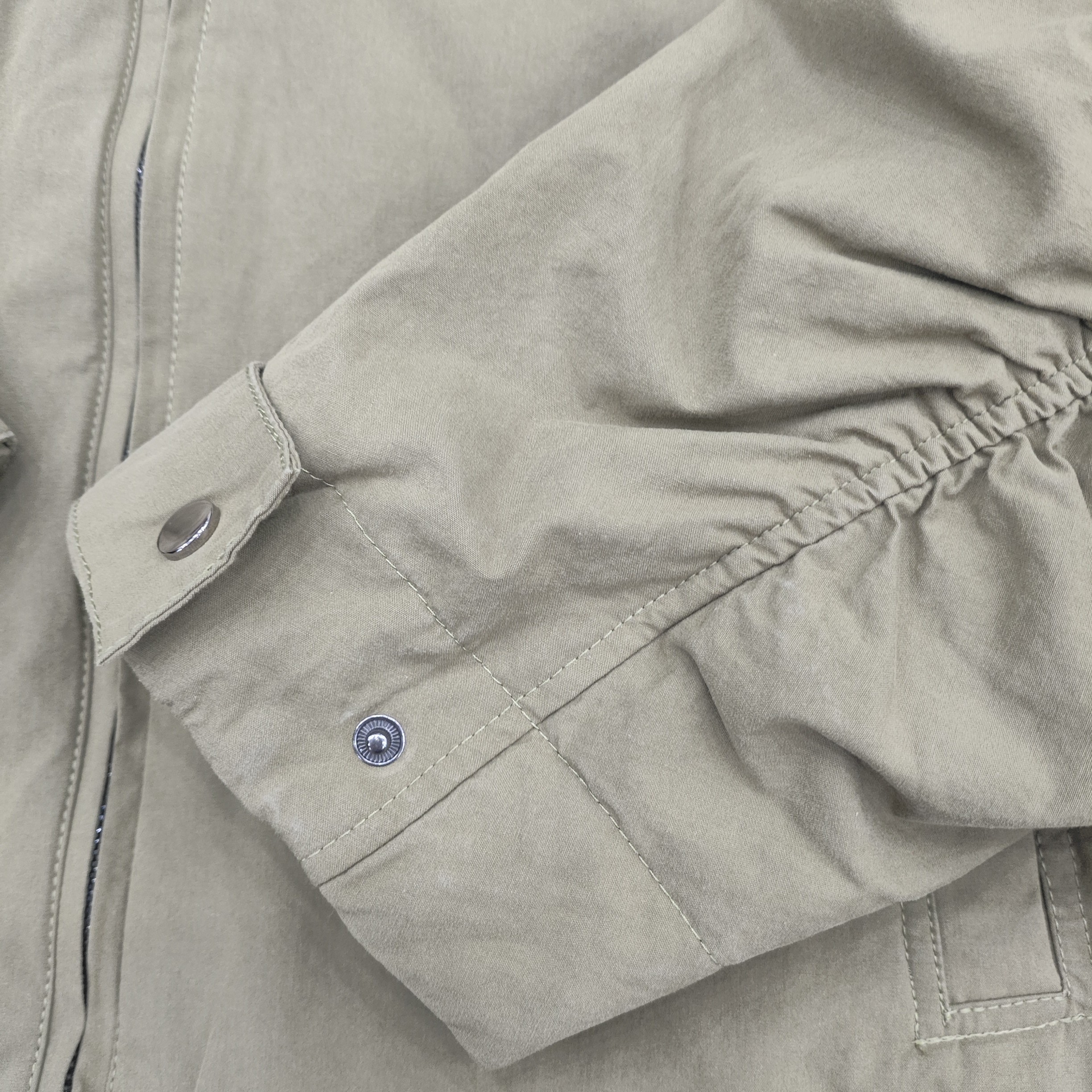 立领春季拼接常规长袖宽松外套