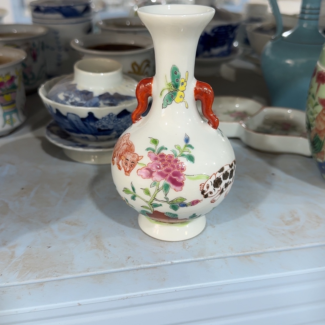 其他陶摆件也没找到一套吧啊