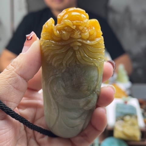 岫玉手把件未镶嵌手把