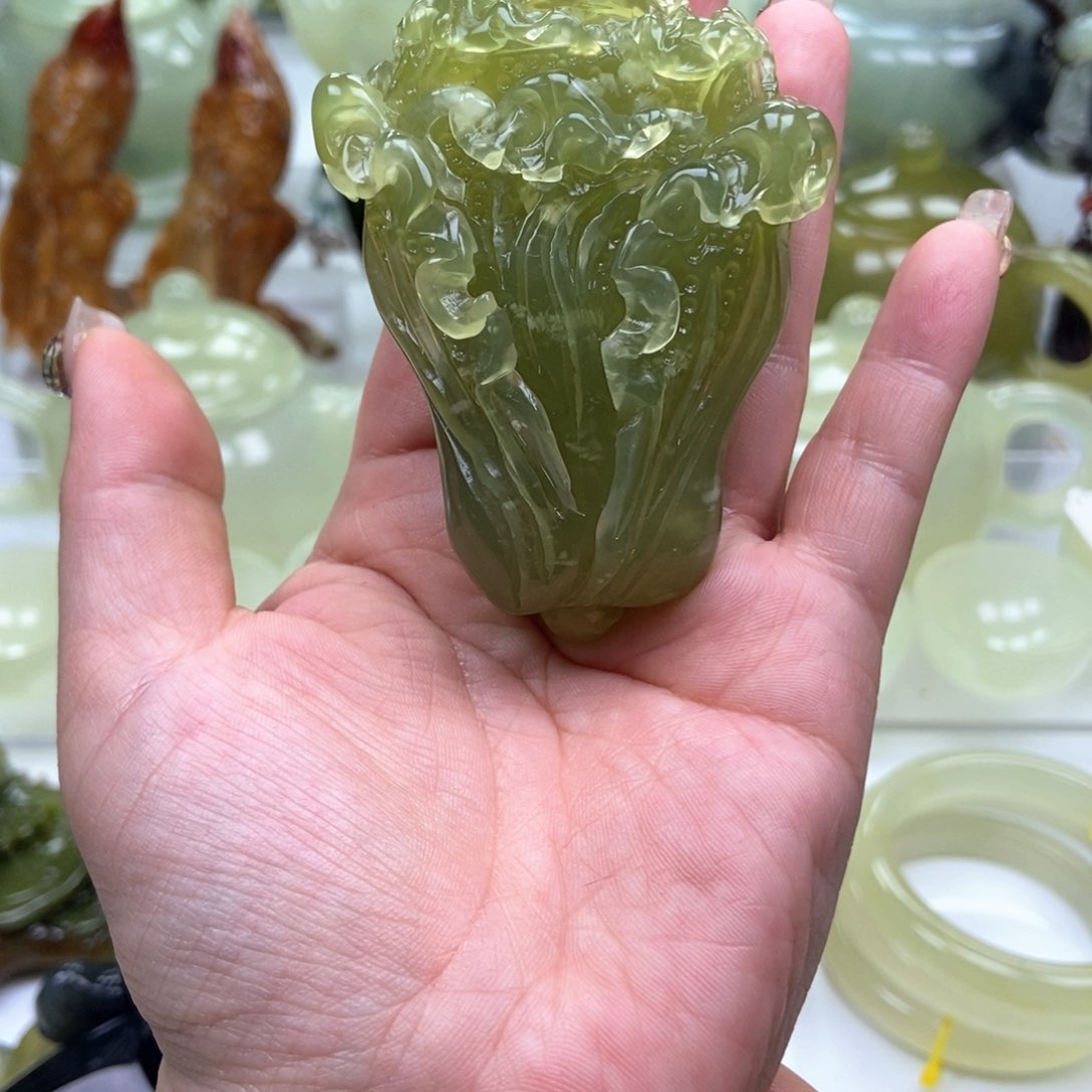 蛇纹石玉手链未镶嵌