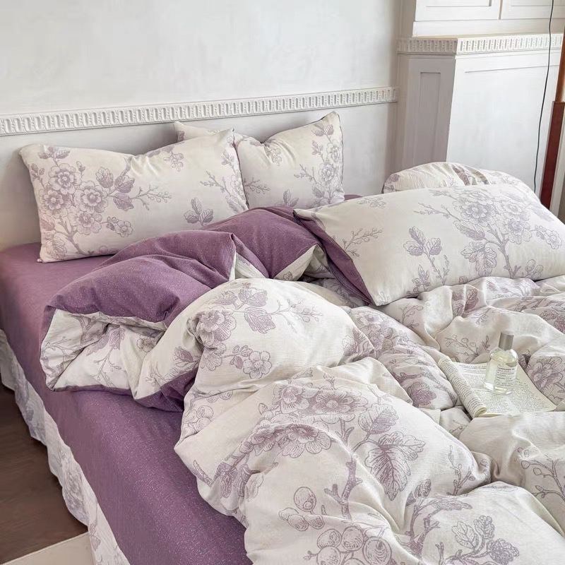 棉麻立体加厚冬被 柔软亲肤透气舒适保暖