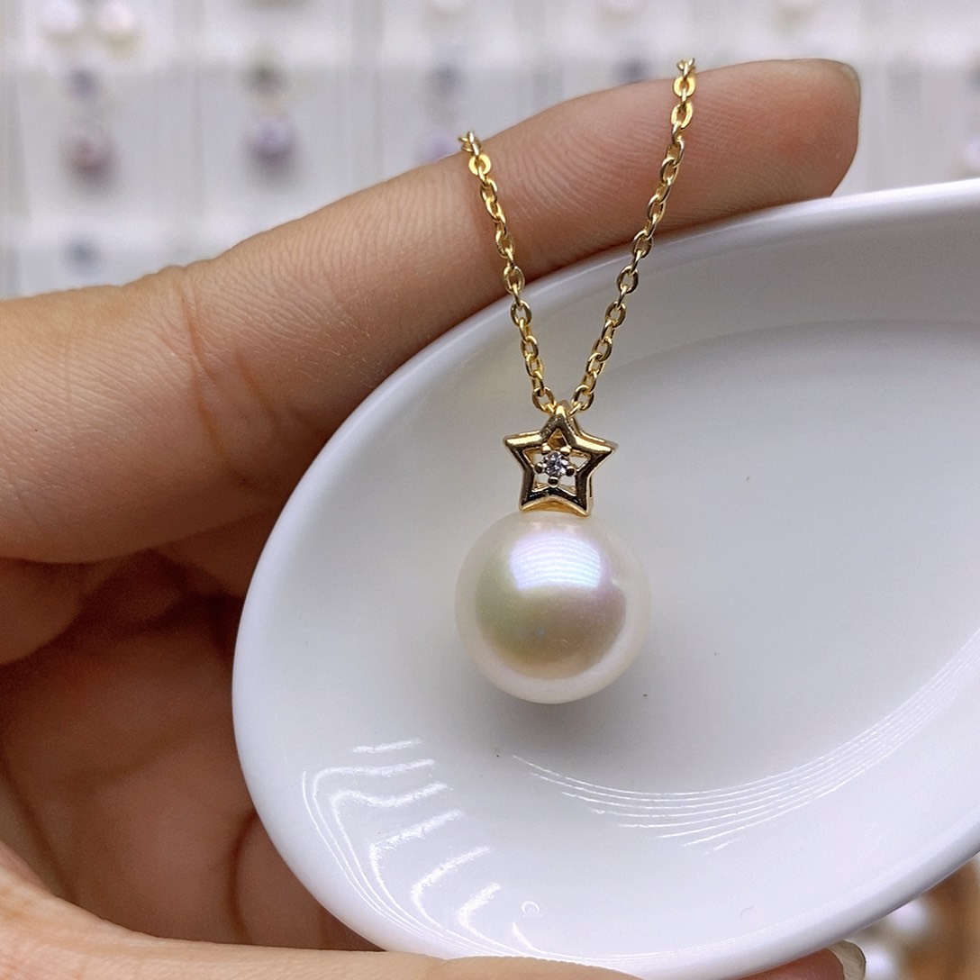 淡水珍珠未镶嵌吊坠(赠链)