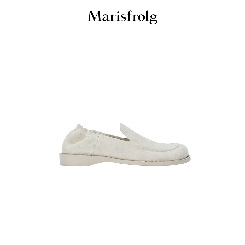 Marisfrolg玛丝菲尔25春高级气质白色舒适百搭时尚女鞋A2FZ14034
