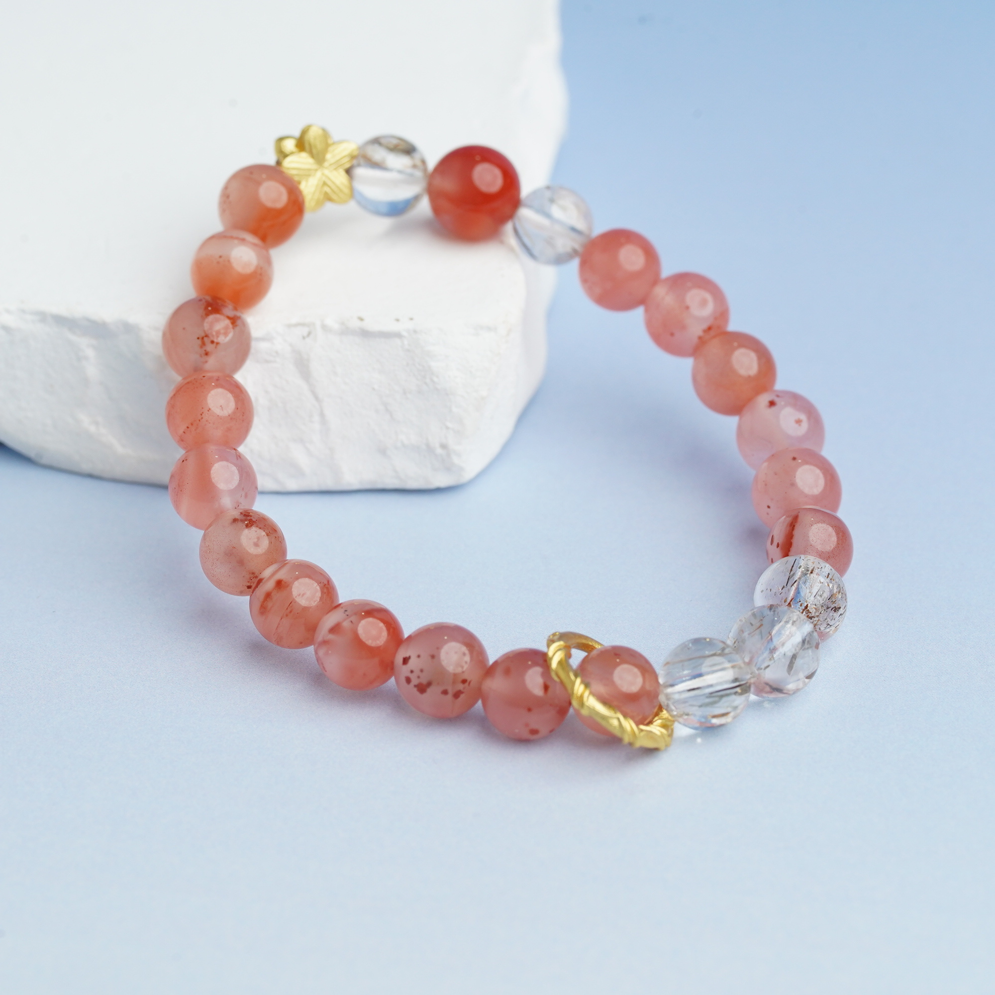 【铭记珠宝】南红DIY手串2-3DM176H643【多样性发一件】约7mm+