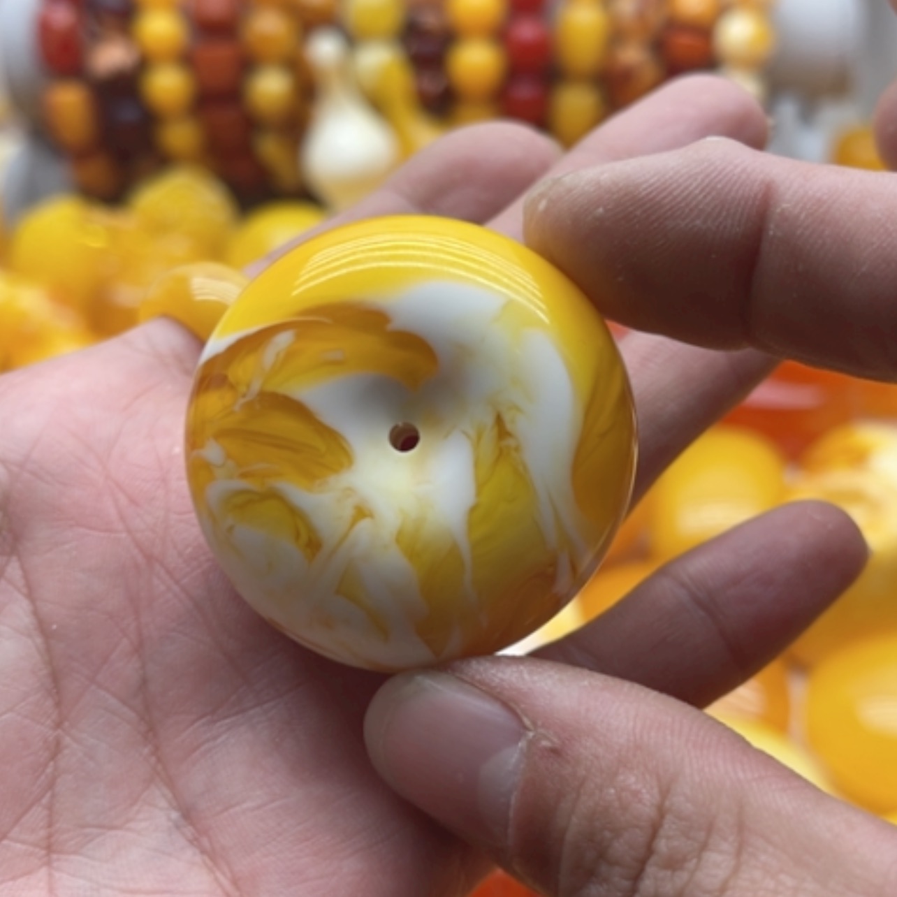 【闪购商品】蜜蜡颈饰未镶嵌蜜蜡项链平安扣