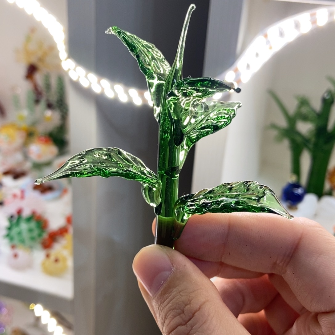 琉璃手工艺品叶子