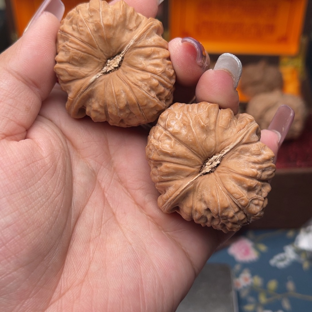 文玩核桃把件南瓜墩43