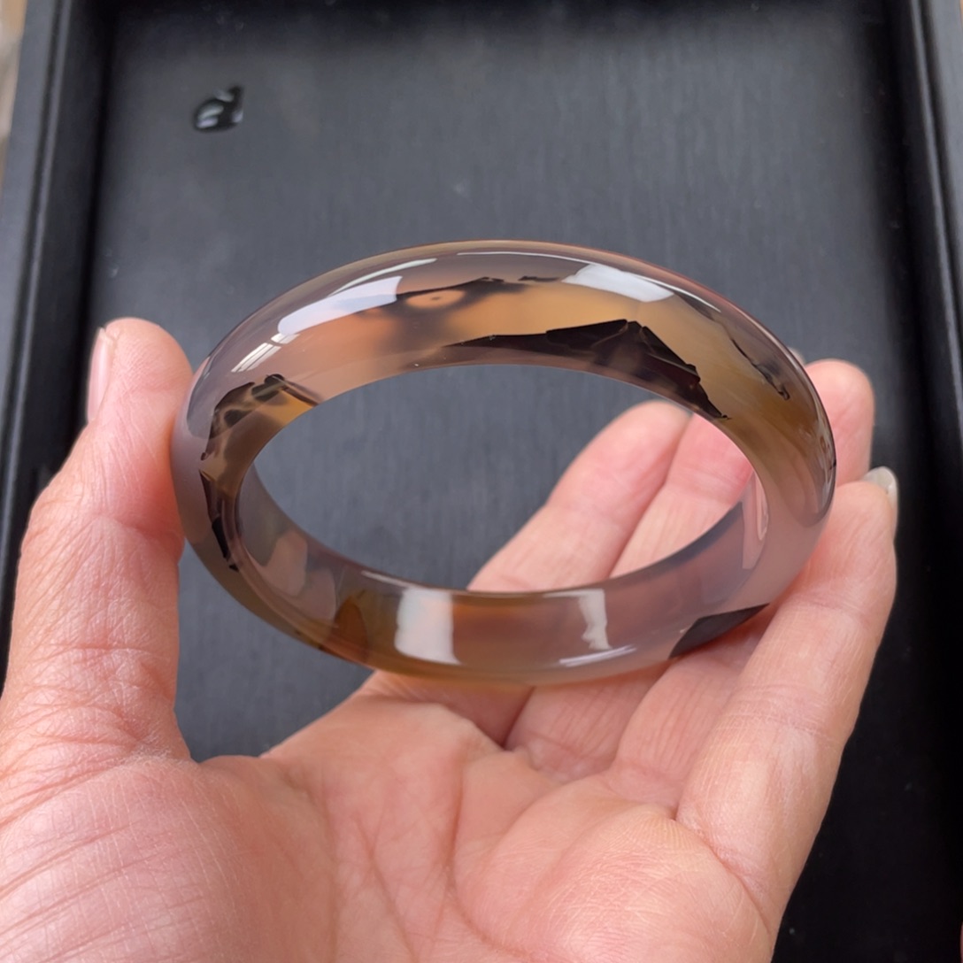 玛瑙/玉髓手镯未镶嵌潼*宝