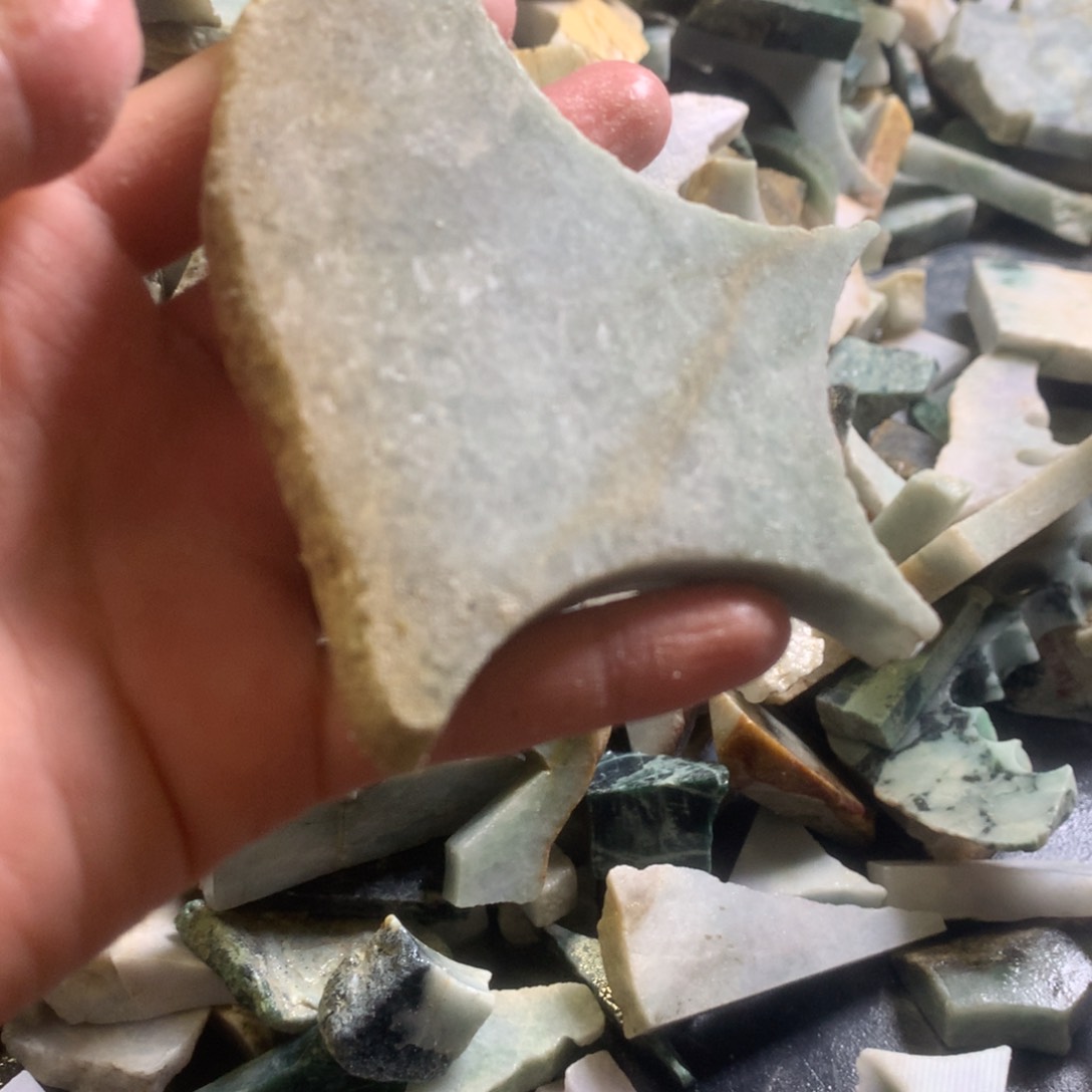 翡翠颈饰未镶嵌缅甸翡翠