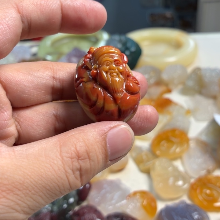 玛瑙/玉髓未镶嵌吊坠(不含链)