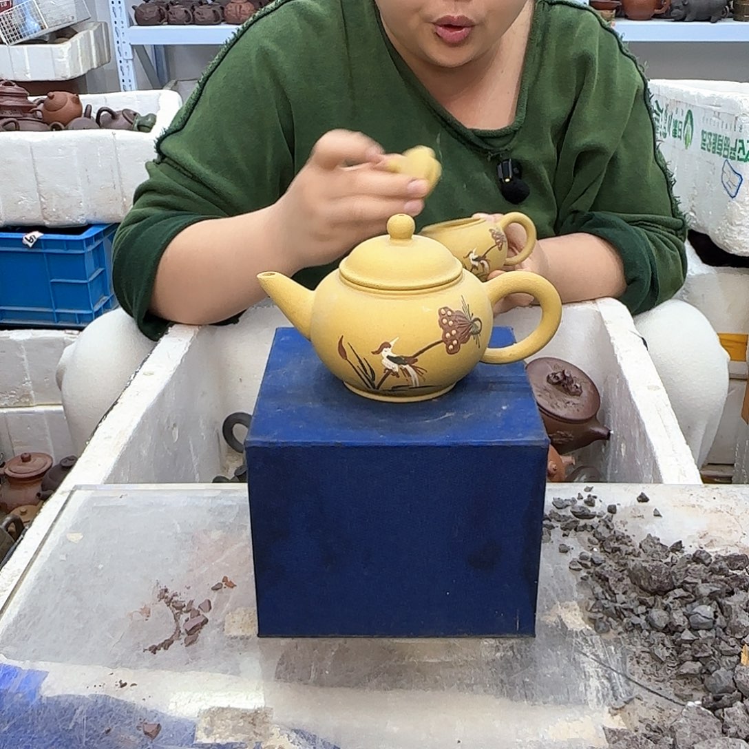 紫砂茶壶宜兴紫砂壶瑕疵处理