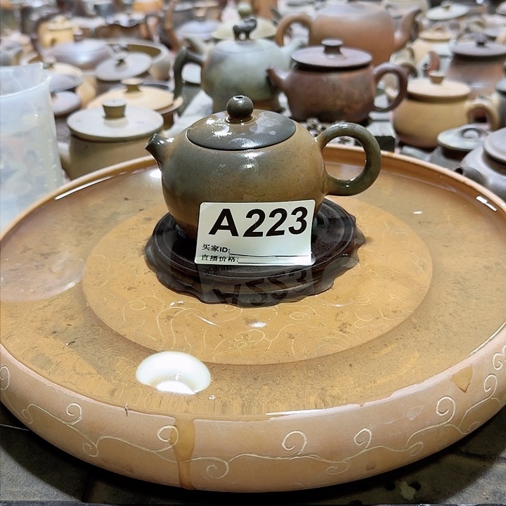 紫砂茶壶坭兴陶柴烧