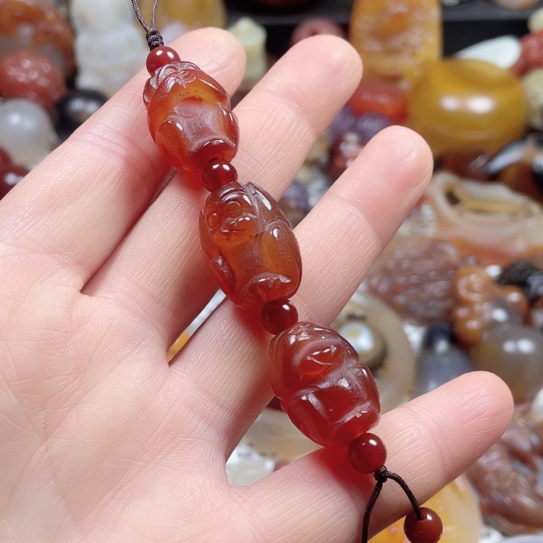 玛瑙/玉髓挂件未镶嵌