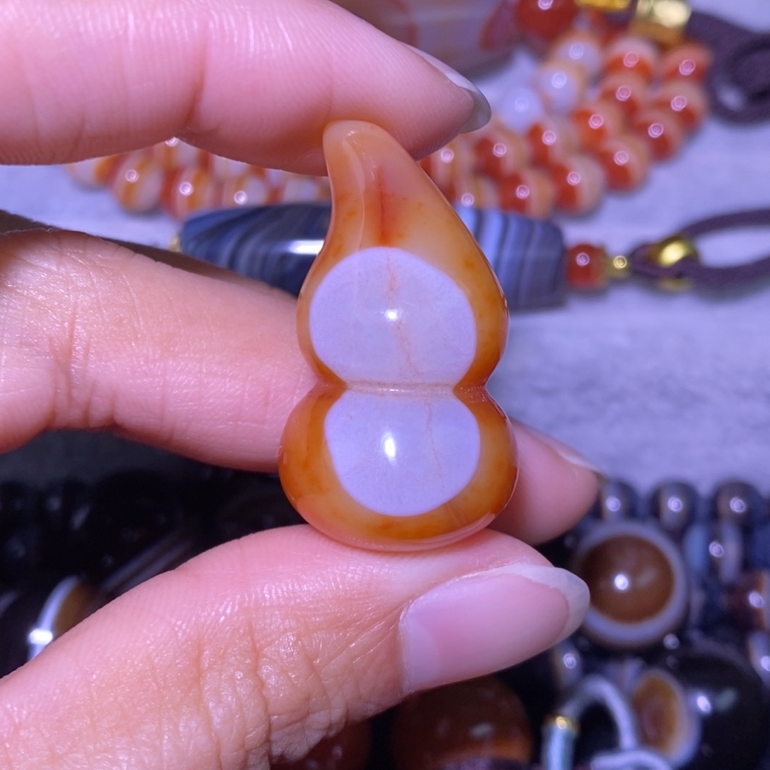 玛瑙/玉髓未镶嵌颈饰