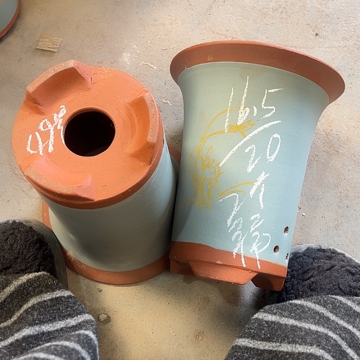 49号，宜兴紫砂花盆