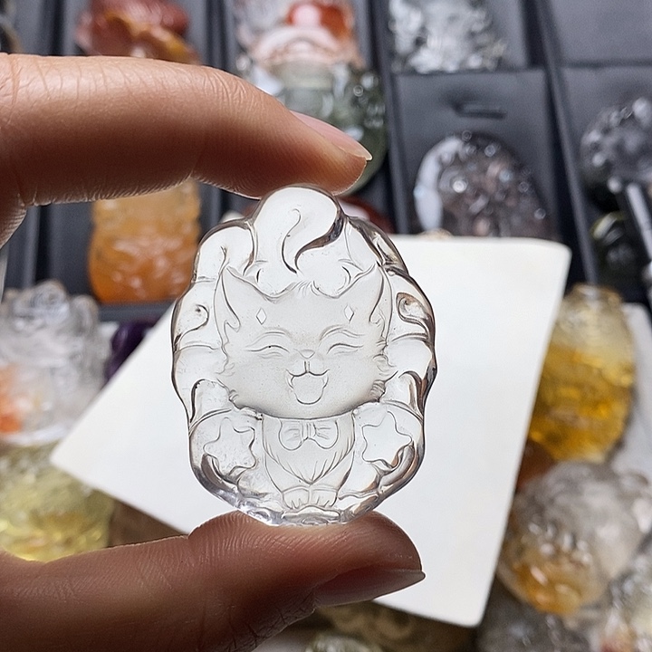 颈饰未镶嵌水晶水晶吊坠