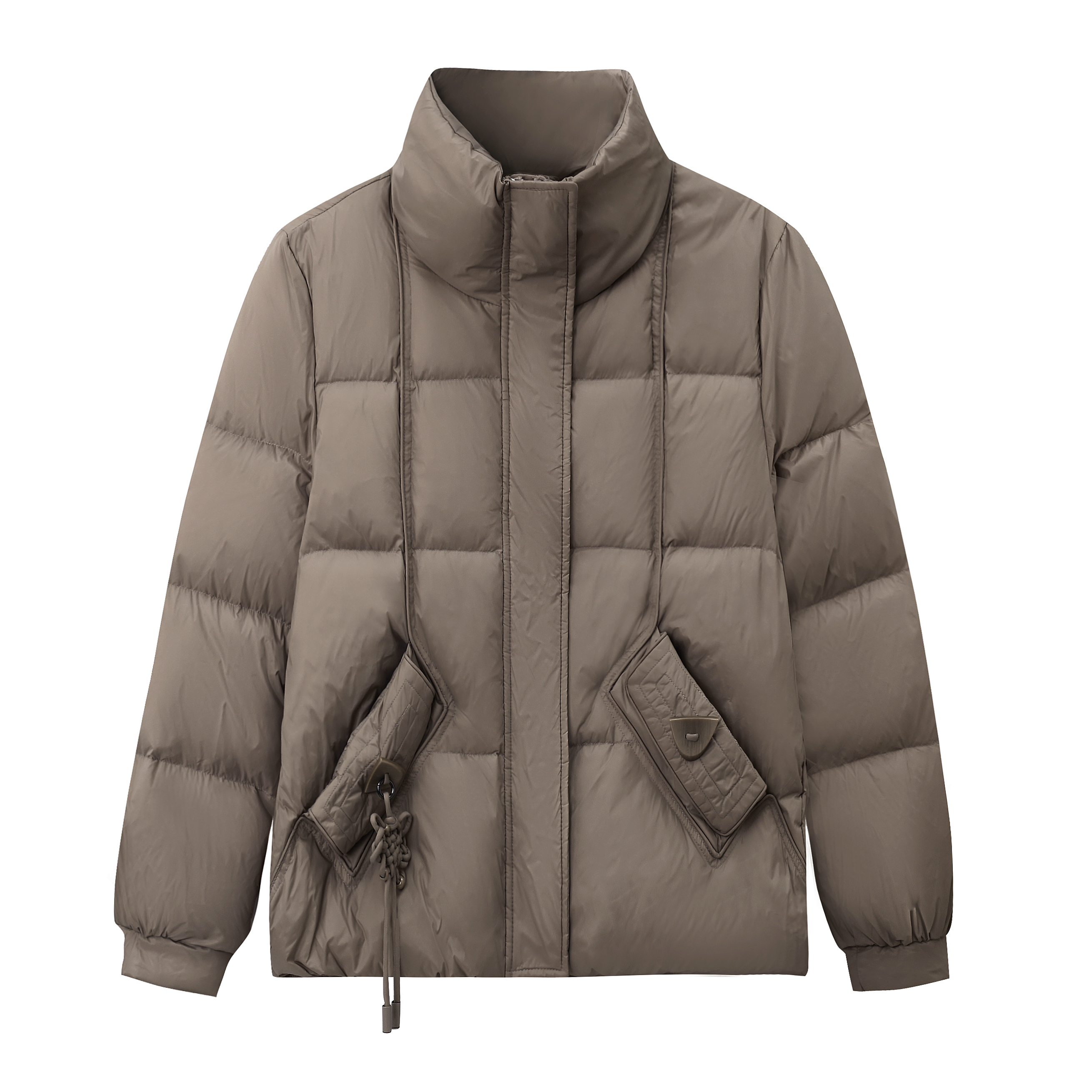 J74收口袖合格品保暖加厚连帽运动j羽绒服