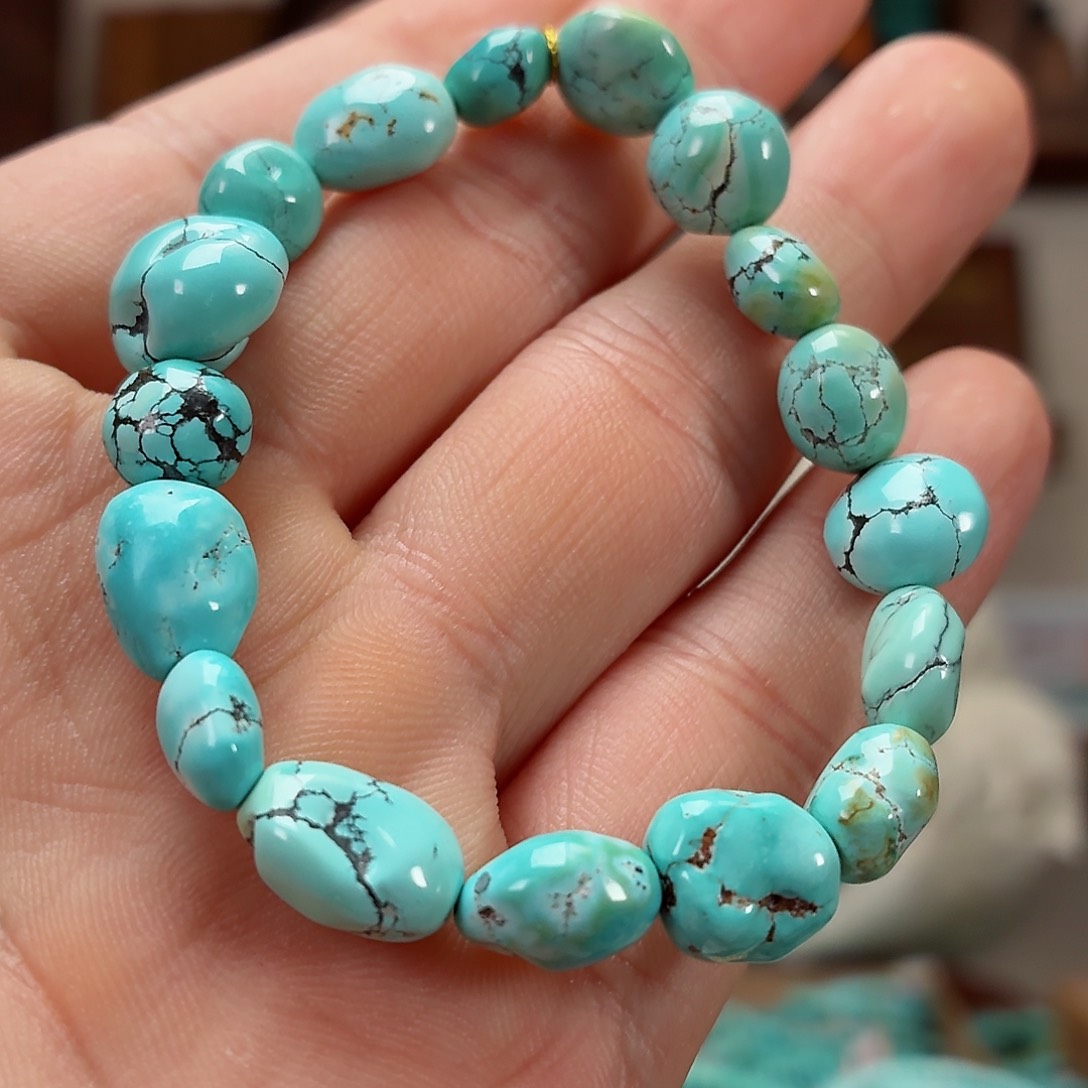 未镶嵌绿松石珠宝奇石