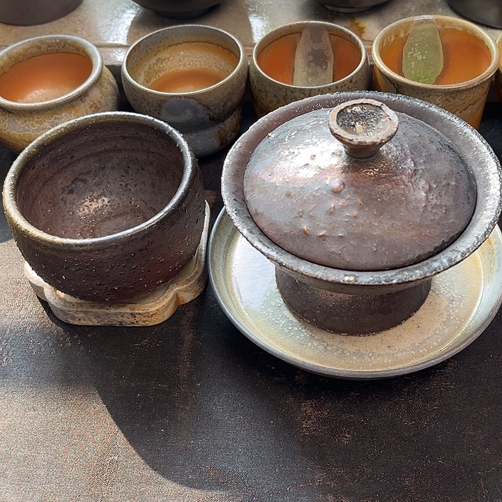 茶盏柴烧茶具柴烧茶具