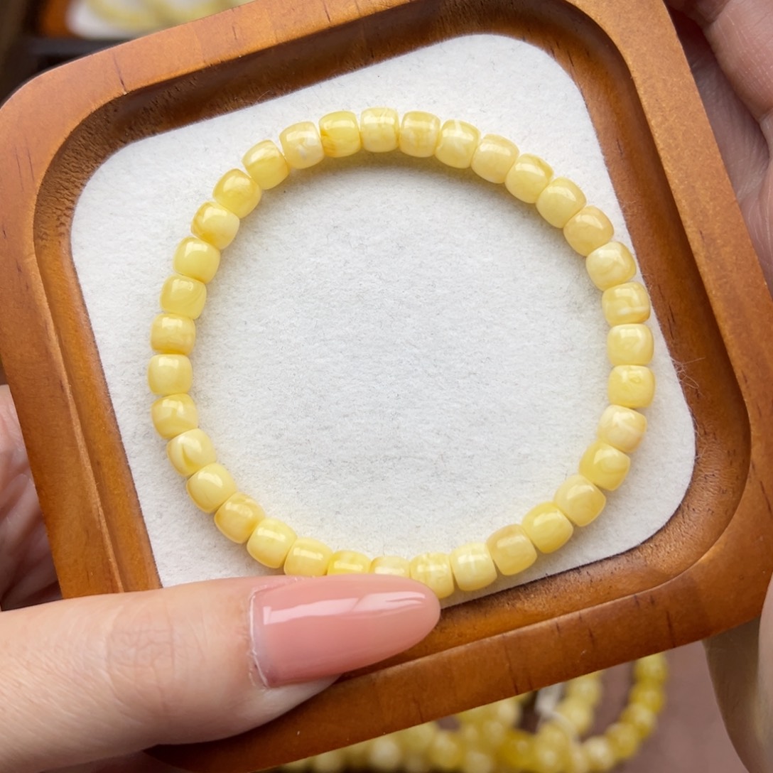 琥珀未镶嵌珠宝奇石6mm