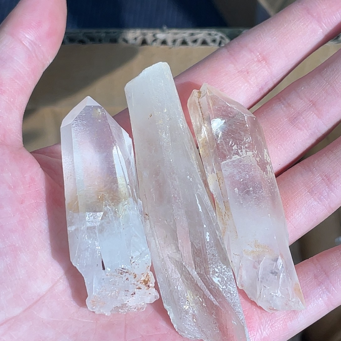 水晶手串未镶嵌晶柱 42号