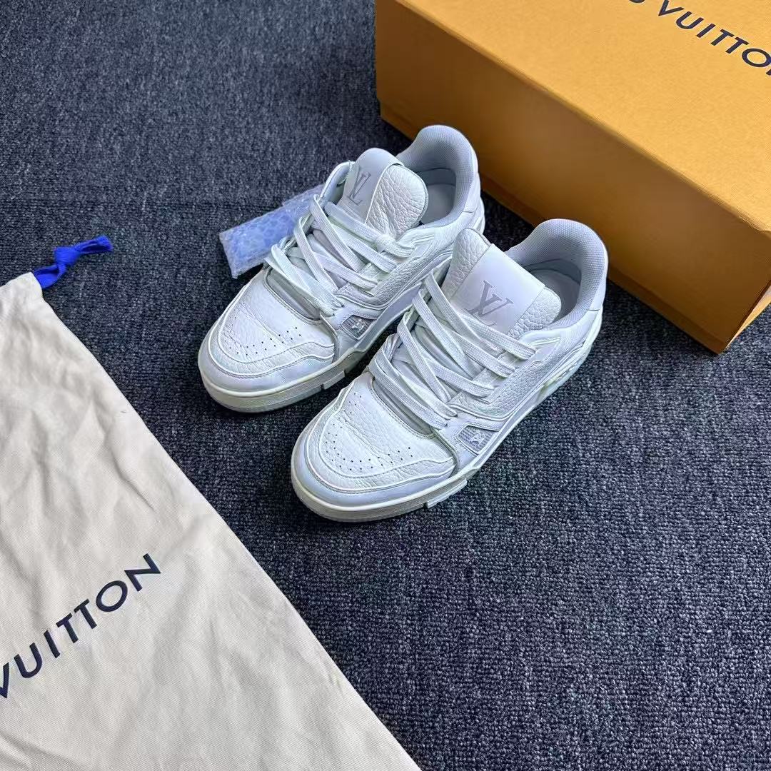 99新 LouisVuitton/路易威登 /葡萄籽奢潮/trainer板鞋/36码
