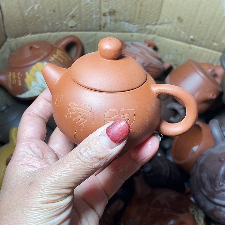 全手工制作宜兴紫砂茶壶