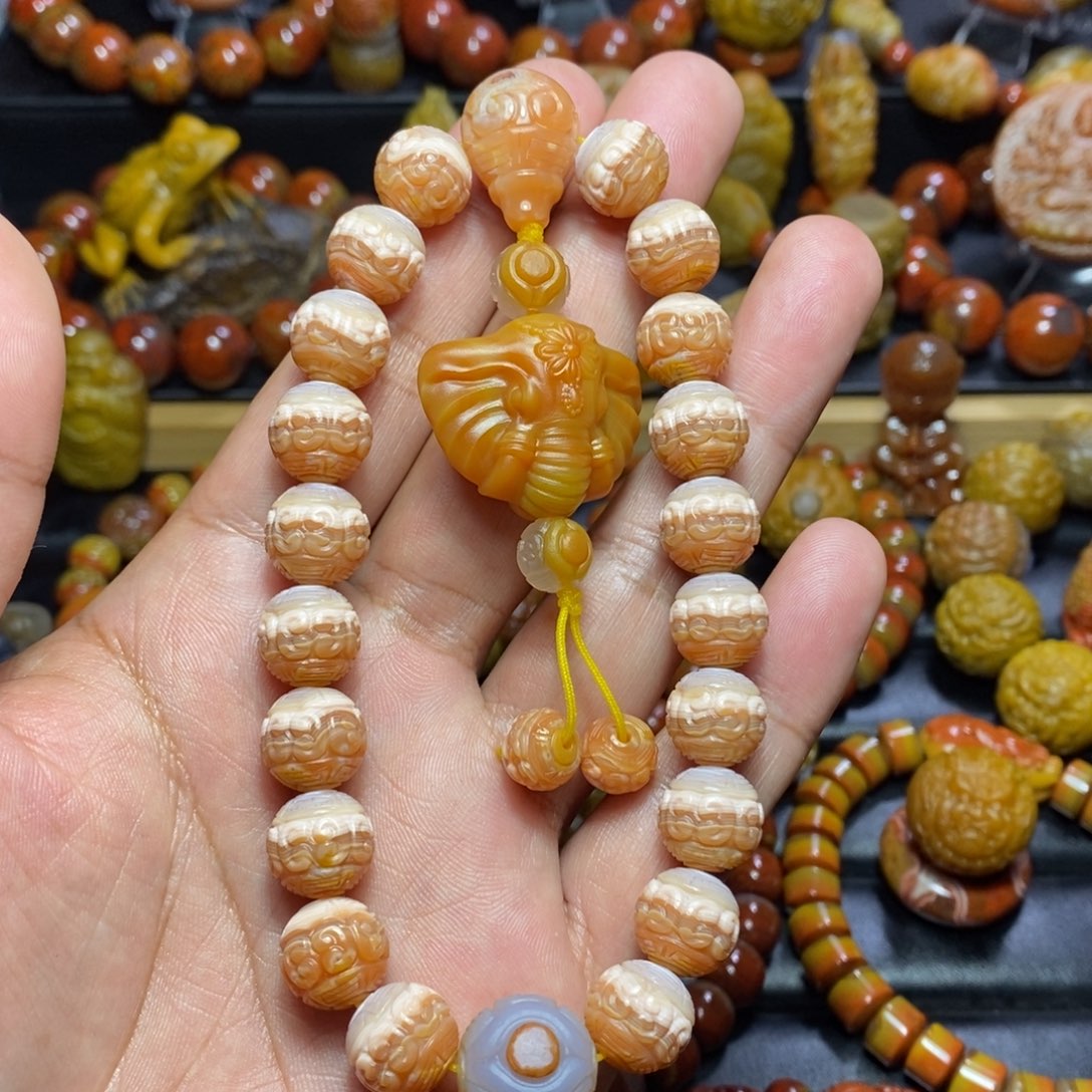 玛瑙/玉髓战国红玛瑙未镶嵌