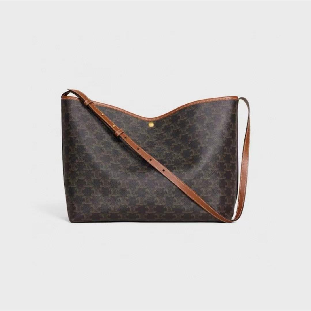 99新 Celine/思琳 凯旋门老花托特单肩包