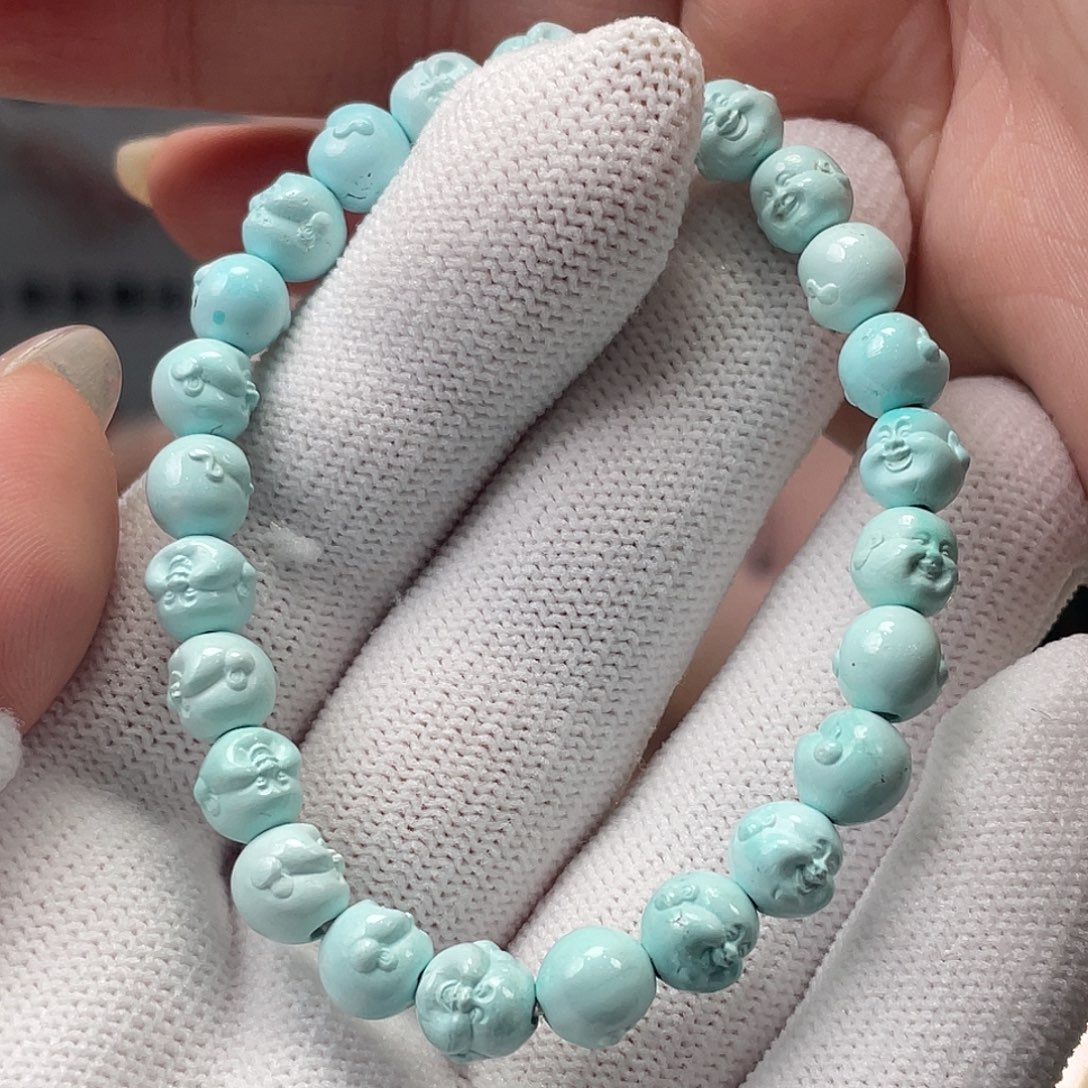 绿松石未镶嵌挂件