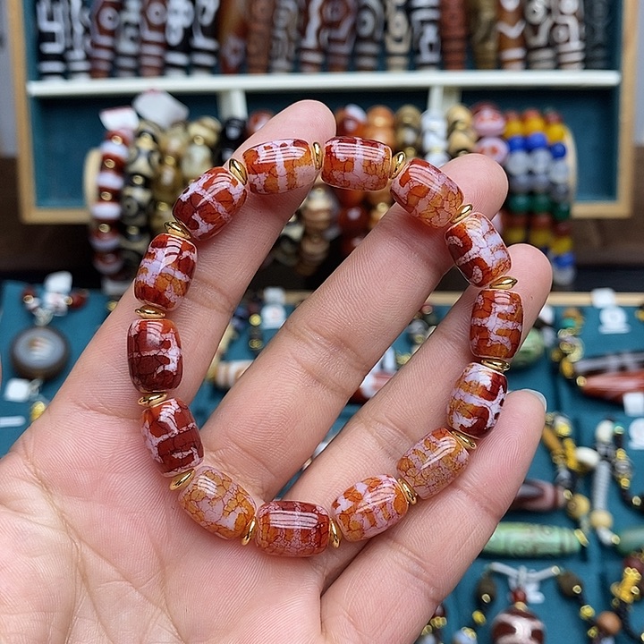 玛瑙/玉髓颈饰合金