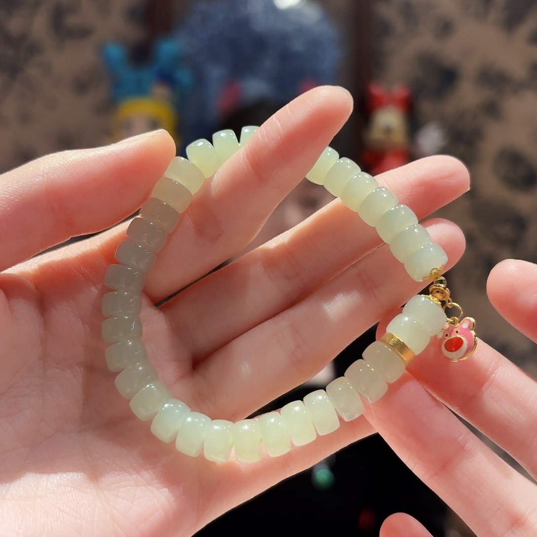 和田玉未镶嵌手链