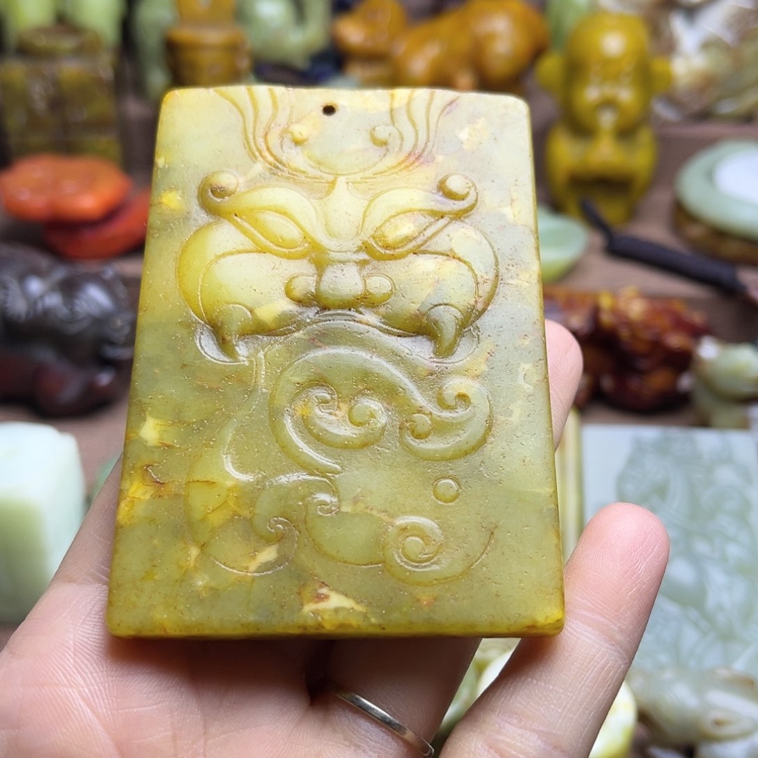 白玉菩提吊坠190。。