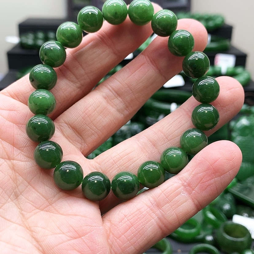【闪购商品】和田玉（碧玉）手链未镶嵌