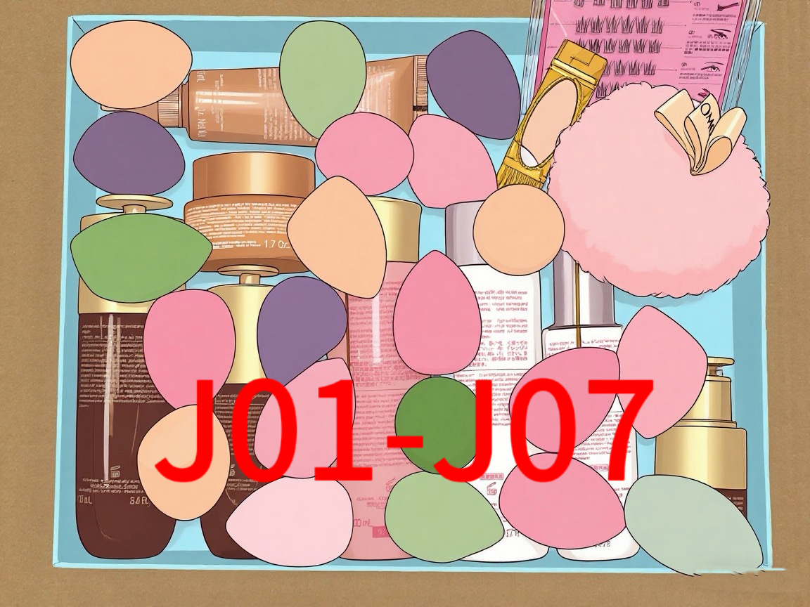 美妆蛋化妆专用护肤尾货直播J01-J07
