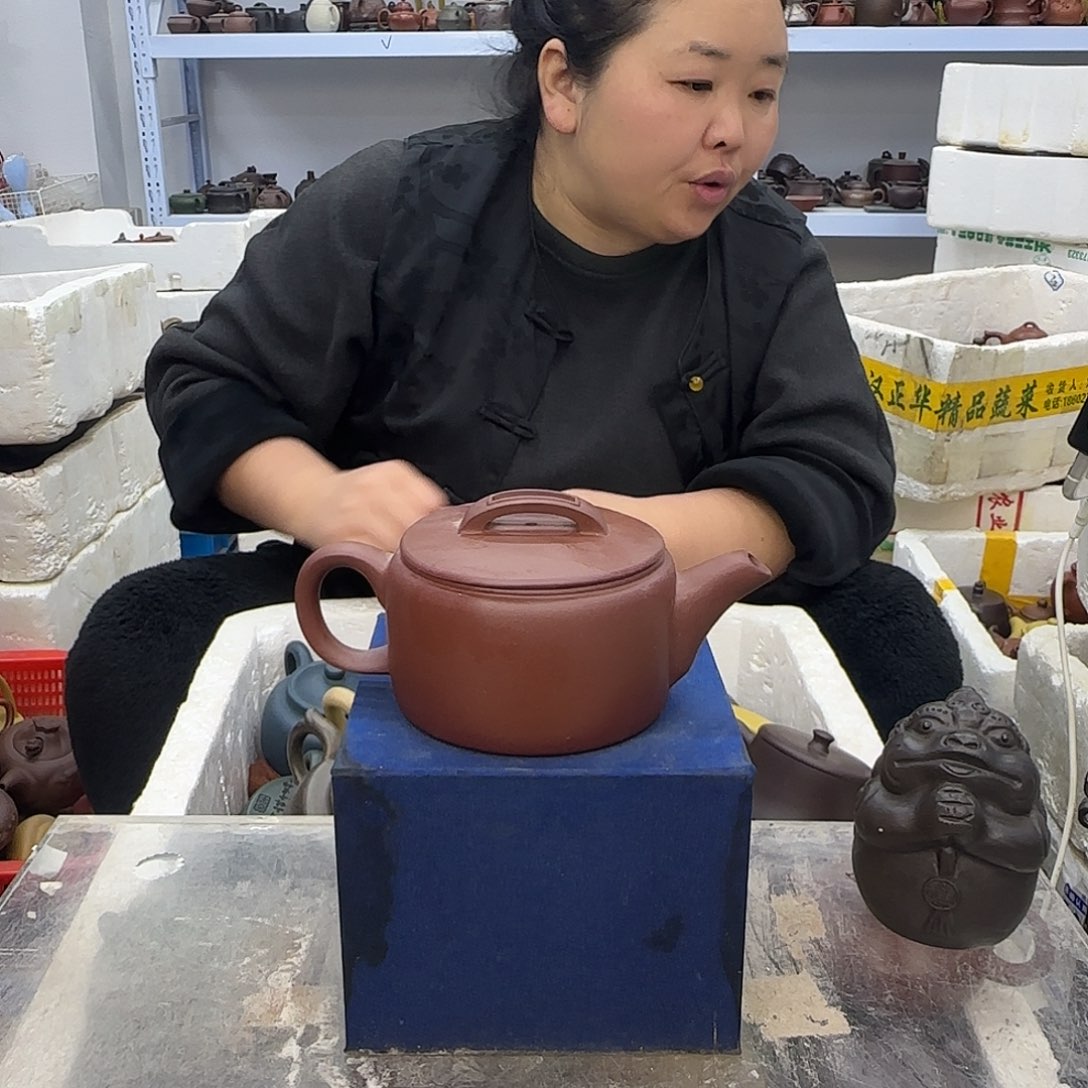 茶壶紫砂宜兴紫砂壶瑕疵处理